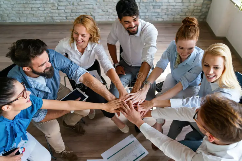 Team Meeting at The A.P Tech Consulting Services